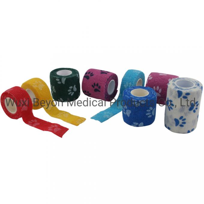 Exclusive Private Pattern Logo OEM Cohesive Self-Adhesive Wrap Bandage