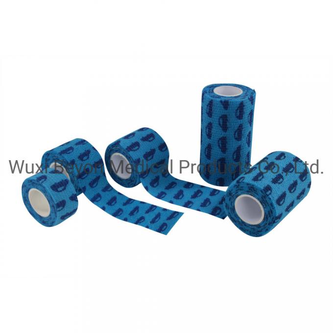 Customized Pattern OEM Logo Printed Cohesive Wrap Bandage