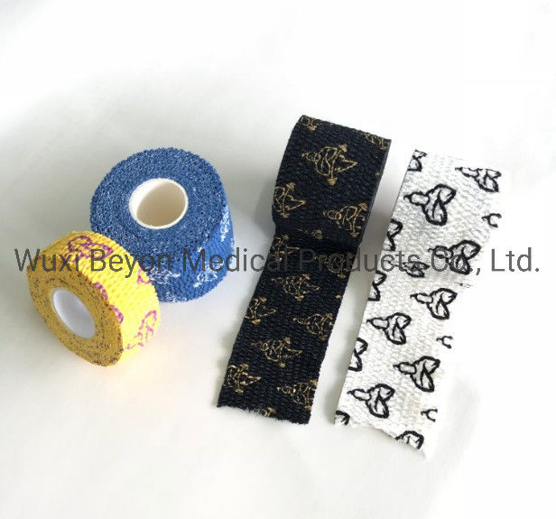 6" 8 inch Elastic Adhesive Bandage Cotton Flexible Hand Tear Lite Bandage