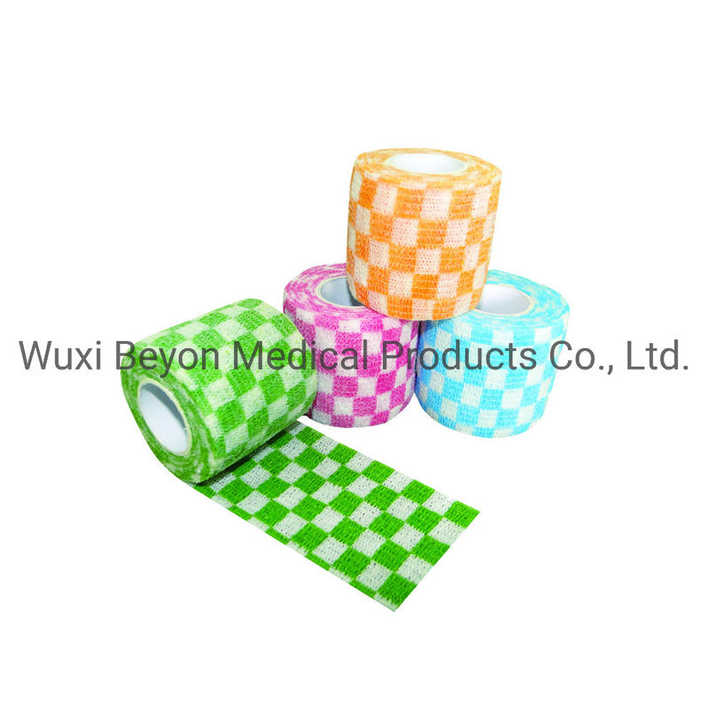 Pink OEM Cohesive Bandage  Prints Vet Healthcare Flexible