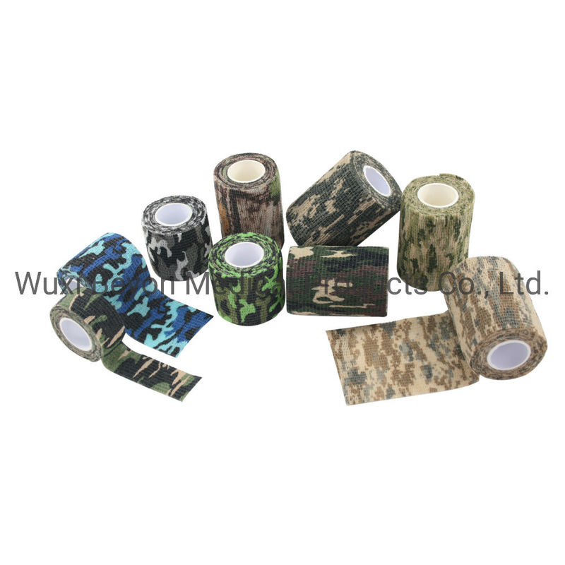 4" 6" OEM Cohesive Bandage Patterned Co-Flex Self-Adhesive Elastic Cohesive