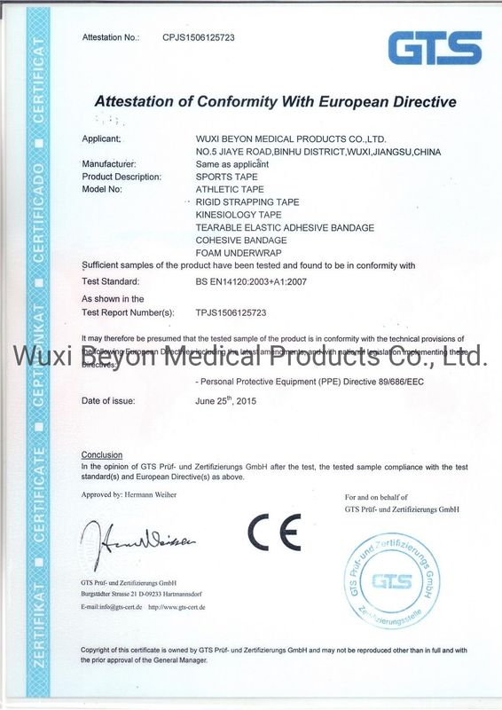 Medical Grade Pure Cotton Sports Tape For Wrist, Elbow, Arm, Knee, Leg, Ankles Foot Protection