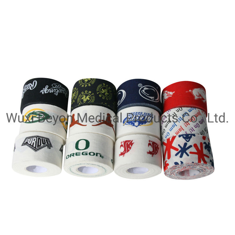 1in 1.5in 2 Inch 3 Easy Tear Athletic Custom Tape Exclusive Logo Printed Sports Protection