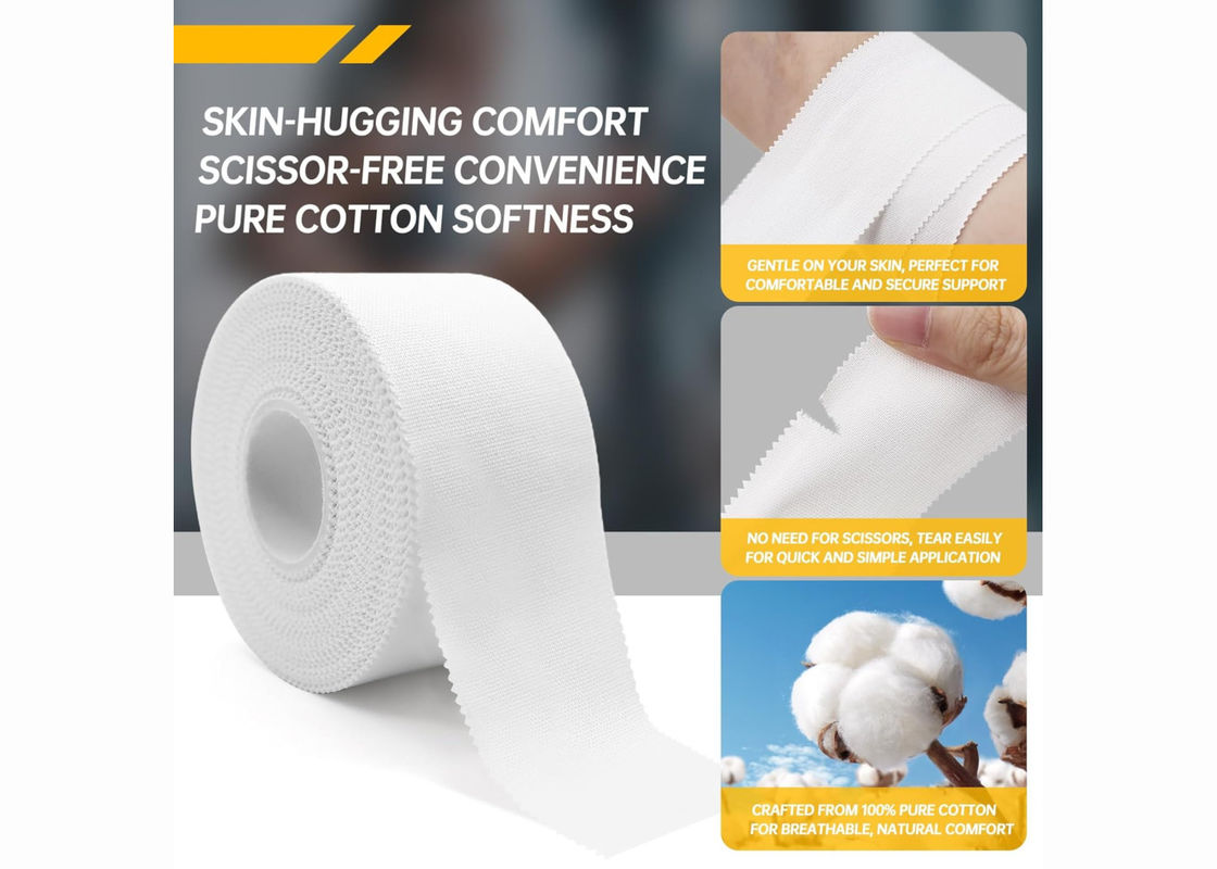 Zinc Oxide Printed Sports Tape Patterned Athletic Adhesive Sports Training Wrap